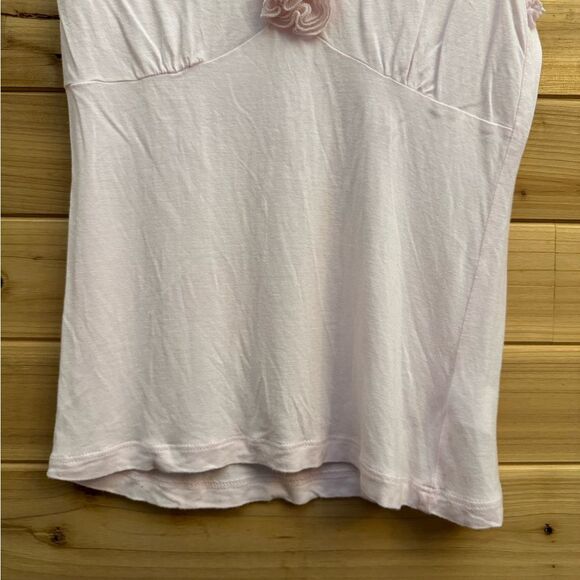 Y2K H&M Size Small Baby Petal Pink Coquette Babydoll Frilly Girly Tank Top - Picture 3 of 12